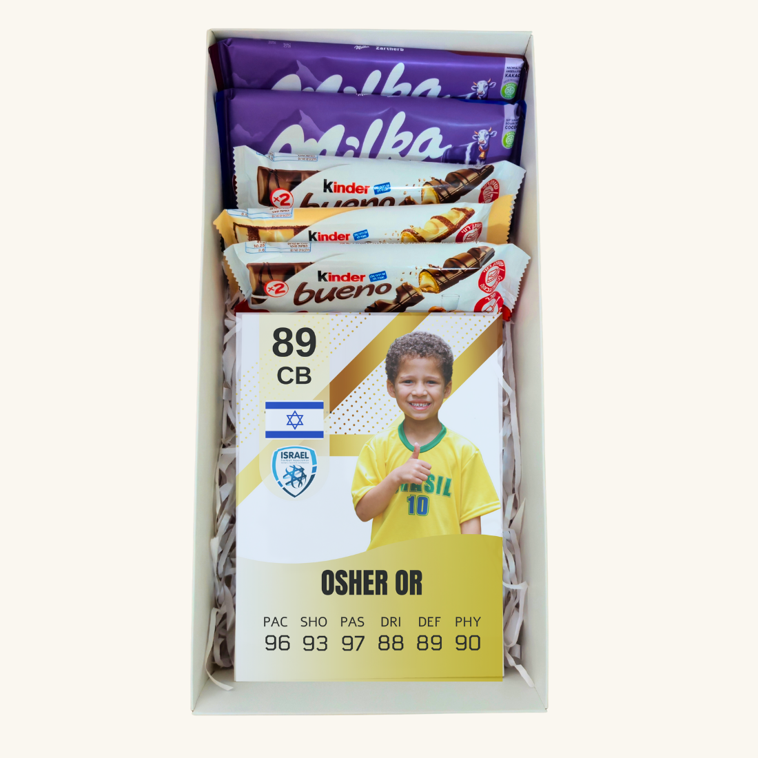 Pro Player Card – מהדורת הזהב | כרטיס שחקן בעיצוב אישי