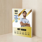 Pro Player Card – מהדורת הזהב | כרטיס שחקן בעיצוב אישי