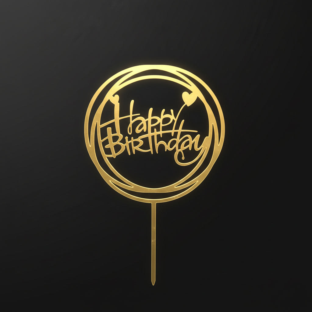 שלט 'HAPPY BIRTHDAY' קטן תוספת למארז