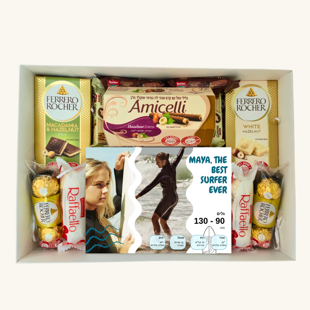 המתנה המושלמת לחובבי גלישה - כרטיס גולש מעוצב אישית