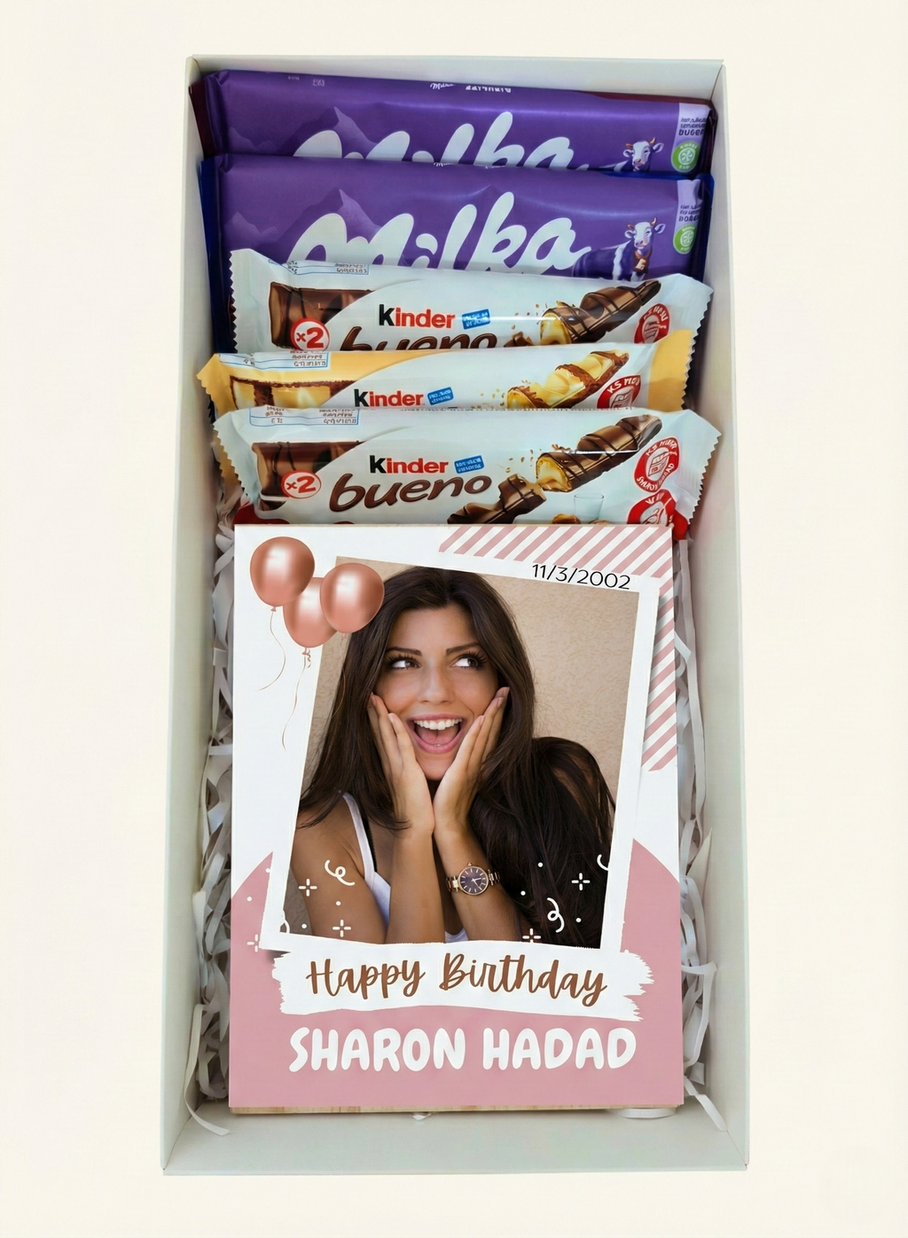 בלוק יום ההולדת לחגוג את הרגע בסטייל – התמונה שלך, התאריך שלך