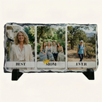 אבן בזלת עם תמונות וכיתוב BEST _____ EVER